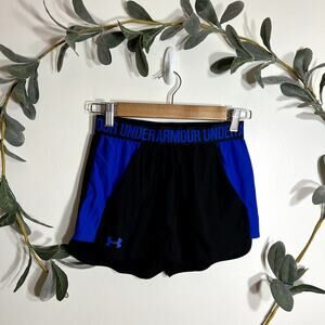 Under Armour Blue and Black Athletic Shorts LAST CALL
